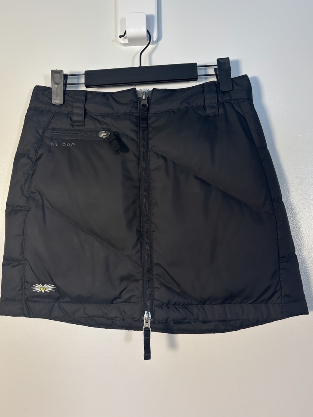 Ski-Doo Black Puffer Mini Skirt - Insulated Winter Style - Picture 1 of 8